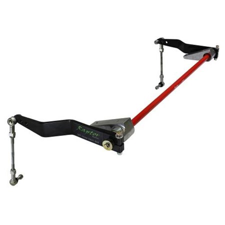 RAPTOR SERIES OFF-ROAD Front Sway Bar Kit with Adjustable Link for 2007-2018 Jeep JK - 0.4 in. RA376197